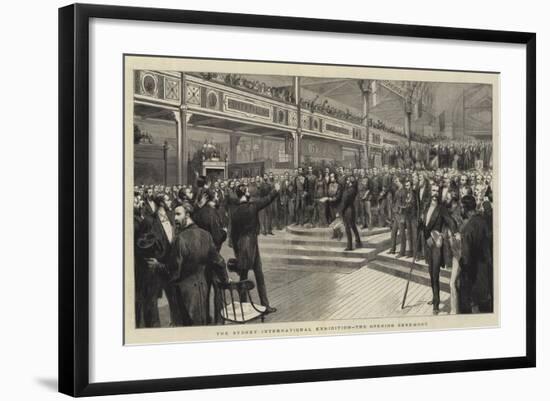 The Sydney International Exhibition, the Opening Ceremony-null-Framed Giclee Print