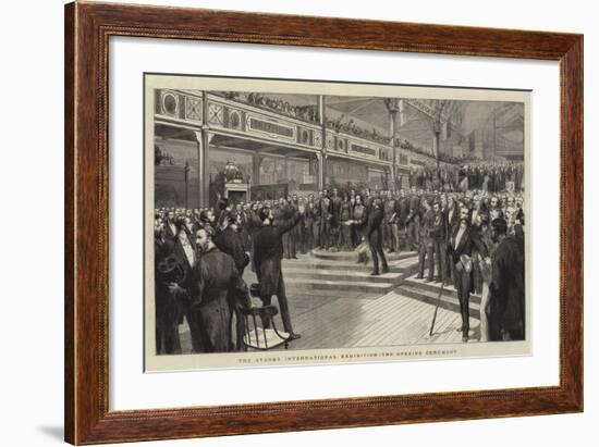 The Sydney International Exhibition, the Opening Ceremony-null-Framed Giclee Print