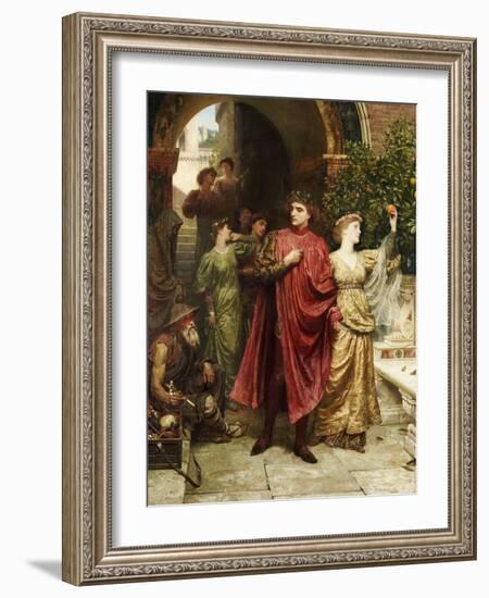 The Symbol "Is it Nothing to You, All Ye That Pass By"-Frank Bernard Dicksee-Framed Giclee Print