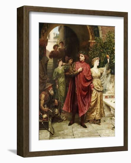 The Symbol "Is it Nothing to You, All Ye That Pass By"-Frank Bernard Dicksee-Framed Giclee Print