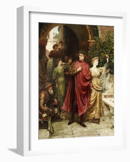 The Symbol "Is it Nothing to You, All Ye That Pass By"-Frank Bernard Dicksee-Framed Giclee Print