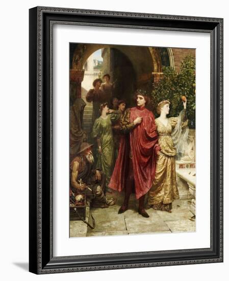 The Symbol "Is it Nothing to You, All Ye That Pass By"-Frank Bernard Dicksee-Framed Giclee Print