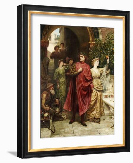 The Symbol "Is it Nothing to You, All Ye That Pass By"-Frank Bernard Dicksee-Framed Giclee Print