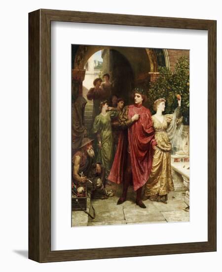 The Symbol "Is it Nothing to You, All Ye That Pass By"-Frank Bernard Dicksee-Framed Giclee Print