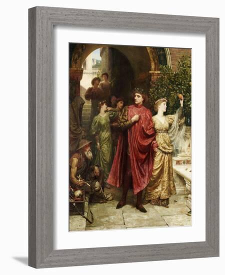 The Symbol "Is it Nothing to You, All Ye That Pass By"-Frank Bernard Dicksee-Framed Giclee Print