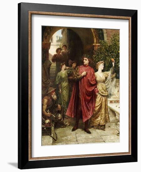 The Symbol "Is it Nothing to You, All Ye That Pass By"-Frank Bernard Dicksee-Framed Giclee Print