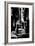 The Symbolic Image of an Acoustic Guitar on a Black Background-Dmitriip-Framed Art Print