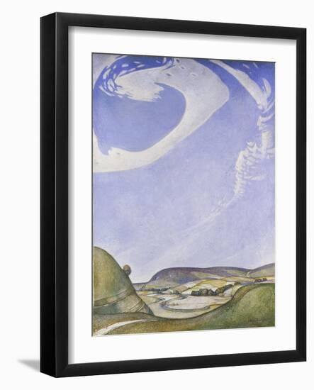 The Sympathy of the Land and Sky-Edward Reginald Frampton-Framed Giclee Print