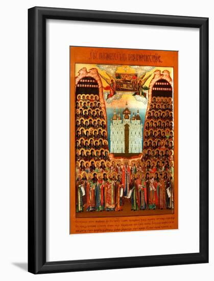 The Synaxis of the Saints of the Kiev Caves-null-Framed Giclee Print