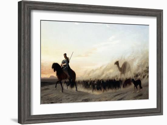 The Syrian Shepherd, 1865-Jean Leon Gerome-Framed Giclee Print