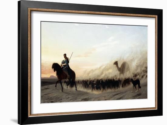 The Syrian Shepherd, 1865-Jean Leon Gerome-Framed Giclee Print