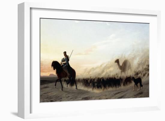 The Syrian Shepherd, 1865-Jean Leon Gerome-Framed Giclee Print