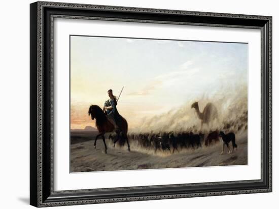 The Syrian Shepherd, 1865-Jean Leon Gerome-Framed Giclee Print
