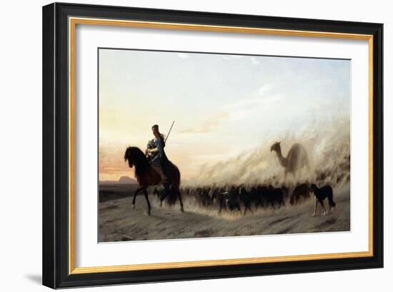 The Syrian Shepherd, 1865-Jean Leon Gerome-Framed Giclee Print