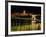 The Szechenyi Chain Bridge and the Royal Palace at Night, Budapest, Hungary-Jonathan Smith-Framed Photographic Print