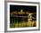 The Szechenyi Chain Bridge and the Royal Palace at Night, Budapest, Hungary-Jonathan Smith-Framed Photographic Print