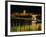 The Szechenyi Chain Bridge and the Royal Palace at Night, Budapest, Hungary-Jonathan Smith-Framed Photographic Print