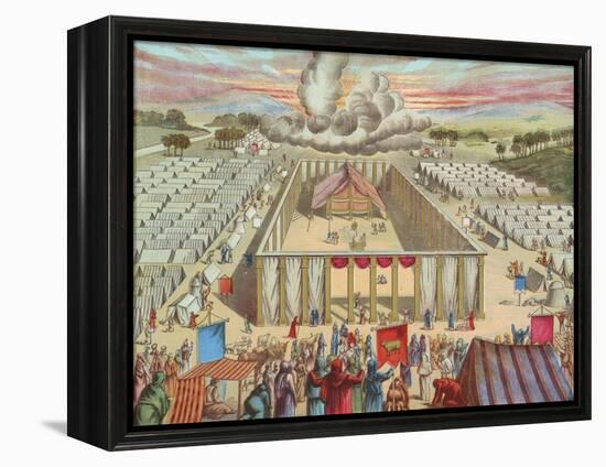 The Tabernacle in the Wilderness-English School-Framed Premier Image Canvas