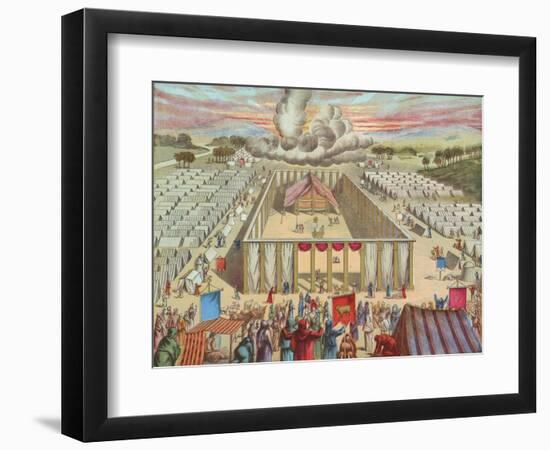 The Tabernacle in the Wilderness-English School-Framed Giclee Print