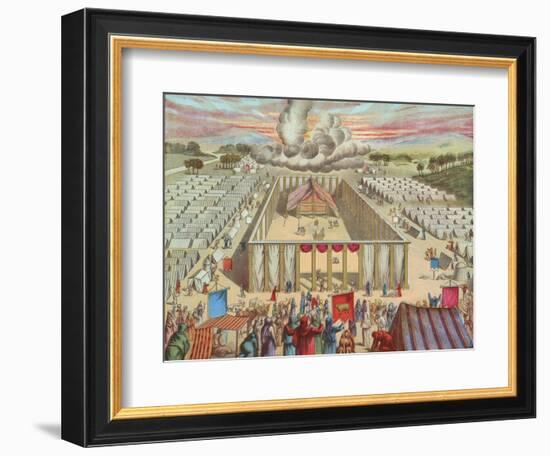 The Tabernacle in the Wilderness-English School-Framed Giclee Print