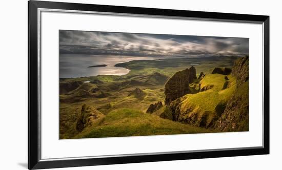 The Table in Quiraing at Trotternish Ridge, Isle of Skye, Scotland-null-Framed Premium Photographic Print