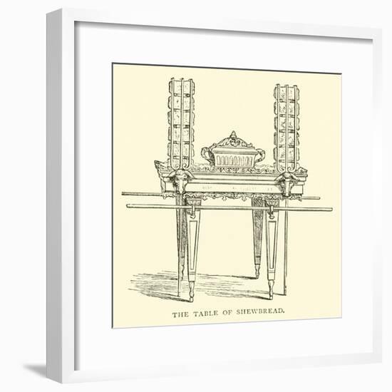 The Table of Shewbread-null-Framed Giclee Print