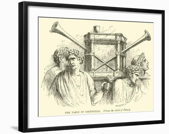 The Table of Shewbread-null-Framed Giclee Print