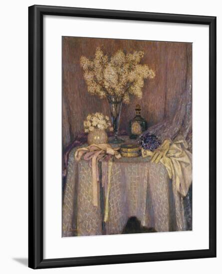 The Table, Purple Harmony; La Table, Harmonie Mauve, 1927-Henri Eugene Augustin Le Sidaner-Framed Giclee Print
