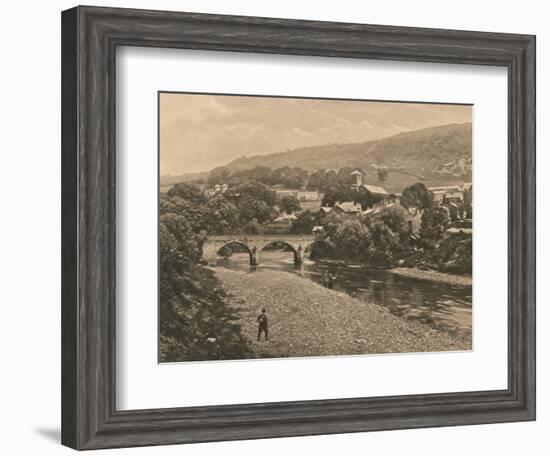 'The Taff at Treforest, near Pontypridd', 1902-Unknown-Framed Photographic Print