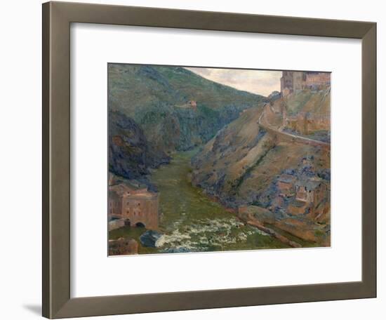 The Tagus, Toledo, 1905-Aureliano De Beruete-Framed Giclee Print