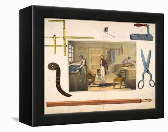 The Tailor, C.1845-null-Framed Premier Image Canvas