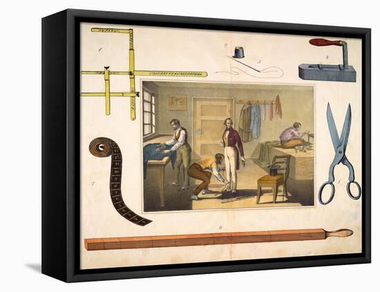 The Tailor, C.1845-null-Framed Premier Image Canvas
