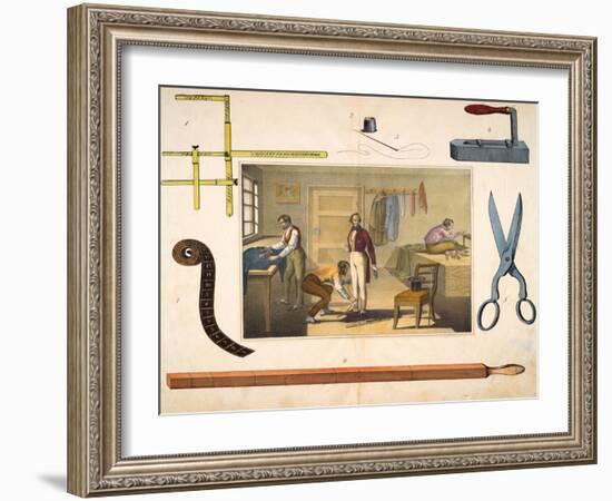 The Tailor, C.1845-null-Framed Giclee Print