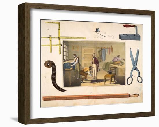 The Tailor, C.1845-null-Framed Giclee Print