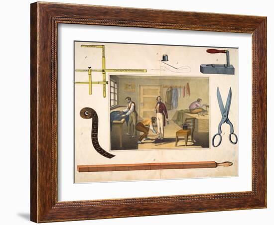 The Tailor, C.1845-null-Framed Giclee Print