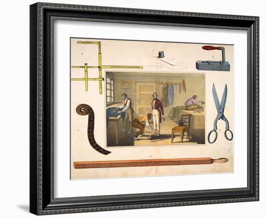 The Tailor, C.1845-null-Framed Giclee Print