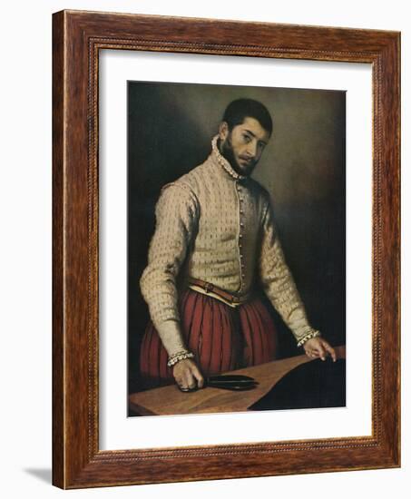 The Tailor (Il Tagliapanni), c1565, (1911)-Giovanni Battista Moroni-Framed Giclee Print