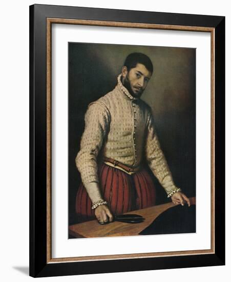 The Tailor (Il Tagliapanni), c1565, (1911)-Giovanni Battista Moroni-Framed Giclee Print