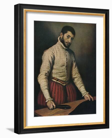 The Tailor (Il Tagliapanni), c1565, (1911)-Giovanni Battista Moroni-Framed Giclee Print