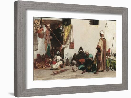 The Tailor's Shop, 1878-Jean Joseph Benjamin Constant-Framed Giclee Print