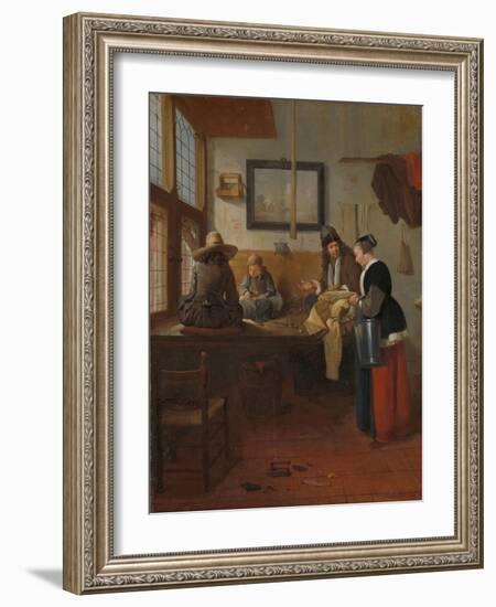 The Tailor’s Workshop, 1661-Quiringh Gerritsz. van Brekelenkam-Framed Giclee Print