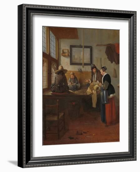 The Tailor’s Workshop, 1661-Quiringh Gerritsz. van Brekelenkam-Framed Giclee Print