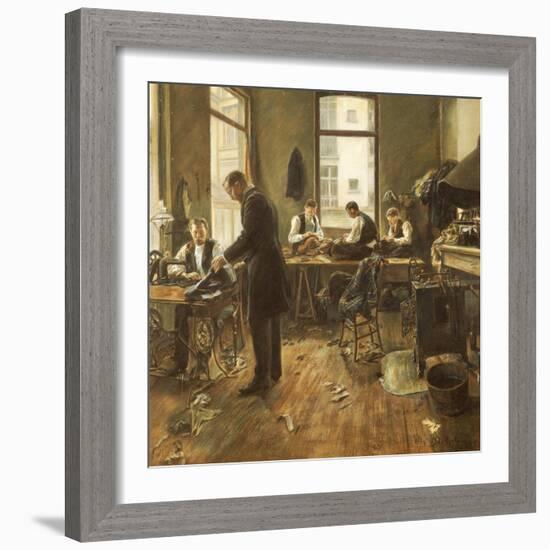 The Tailors-Leon Bartholomee-Framed Giclee Print