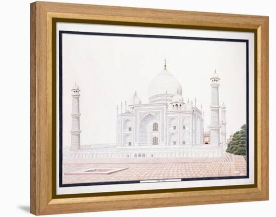 The Taj, C. 1815-null-Framed Premier Image Canvas