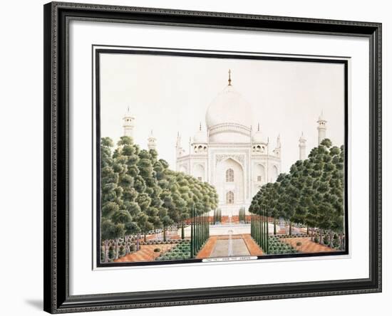 The Taj from the Garden, C. 1815-null-Framed Giclee Print