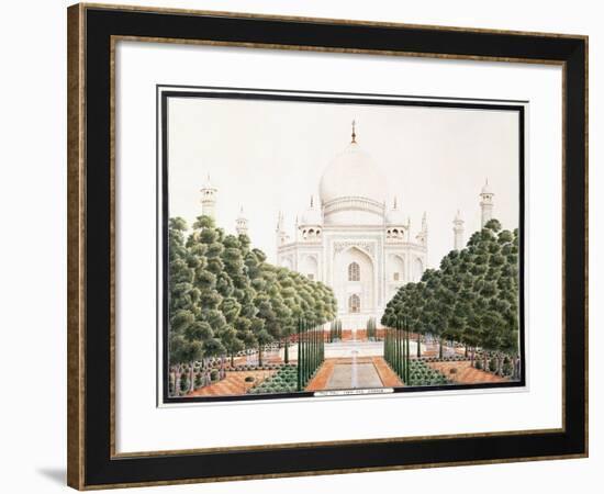 The Taj from the Garden, C. 1815-null-Framed Giclee Print