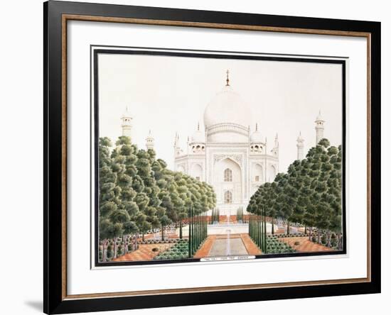 The Taj from the Garden, C. 1815-null-Framed Giclee Print