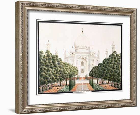 The Taj from the Garden, C. 1815-null-Framed Giclee Print