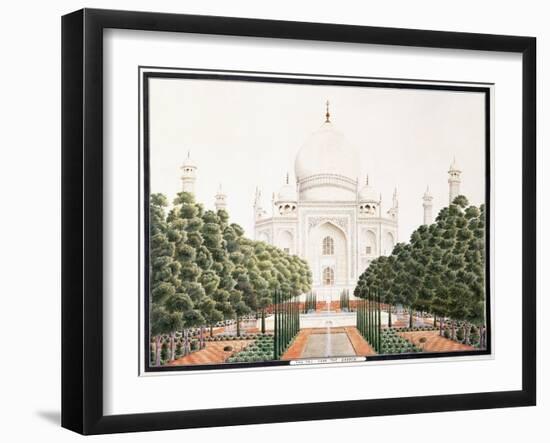 The Taj from the Garden, C. 1815-null-Framed Giclee Print