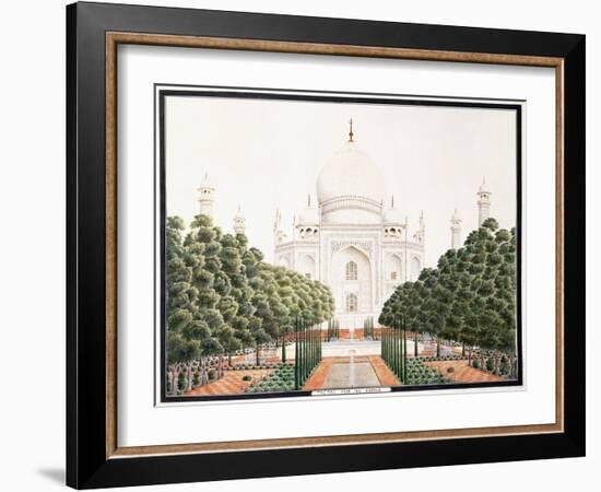 The Taj from the Garden, C. 1815-null-Framed Giclee Print